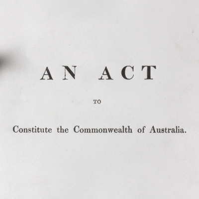Commonwealth of Australia Constitution Act, 1900