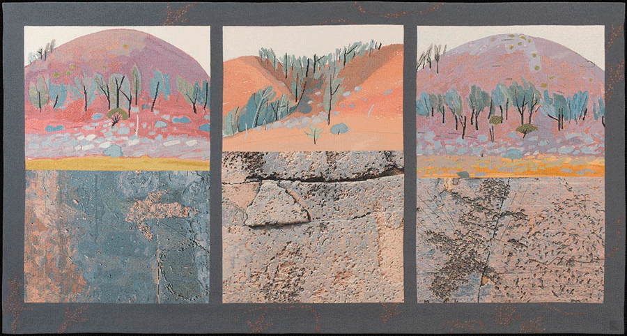 Kay Lawrence (born 1947) Red Gorge two views, 1987–1988.