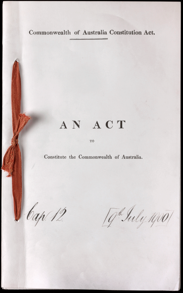 Commonwealth of Australia Constitution Act, 1900