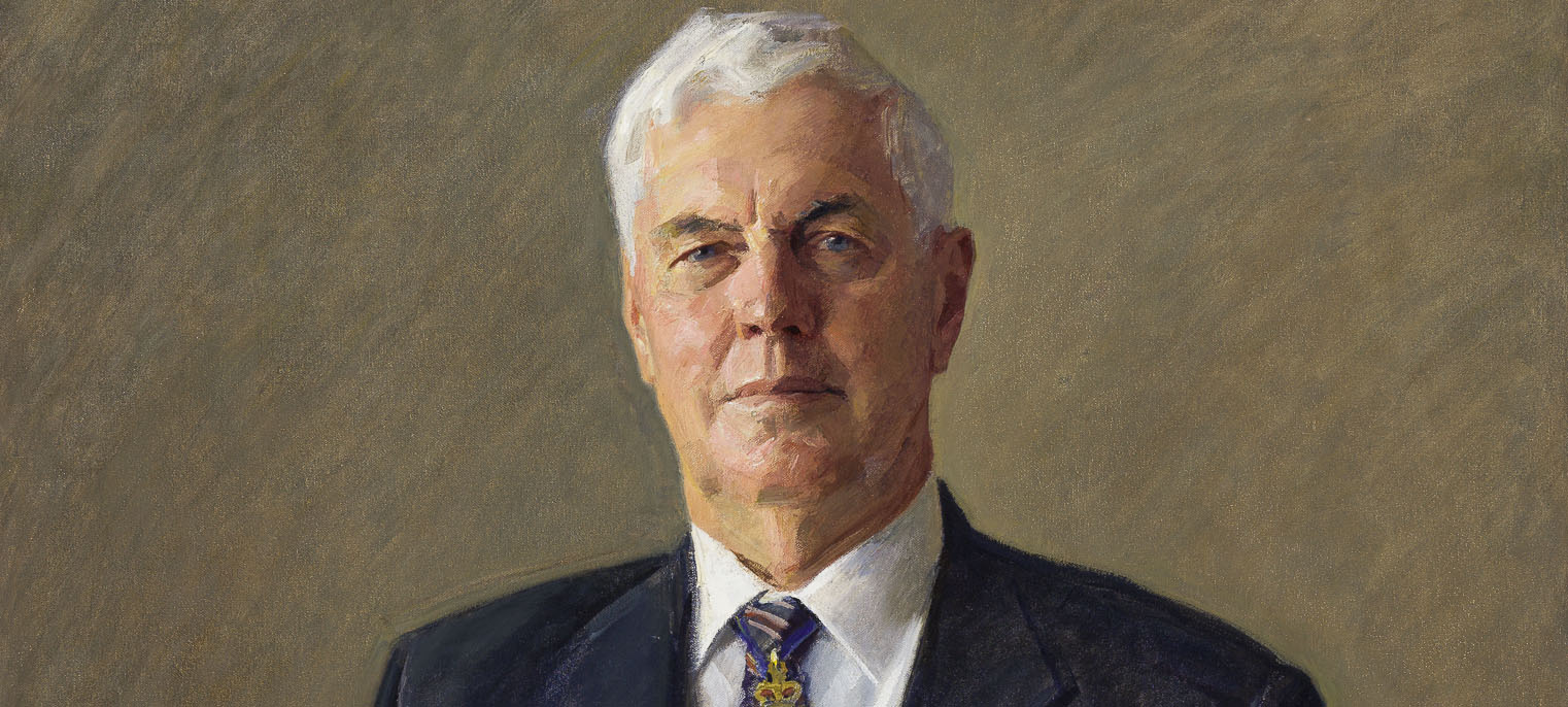 Portrait of Michael Jeffery by Robert Hannaford, 2007, Historic Memorials Collection