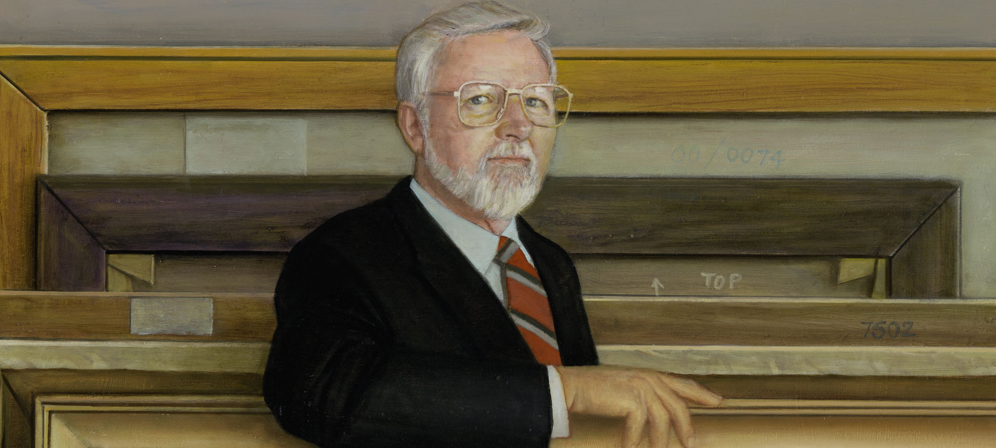 Portrait of Michael Beahan by Bryan Westwood, Historic Memorials Collection
