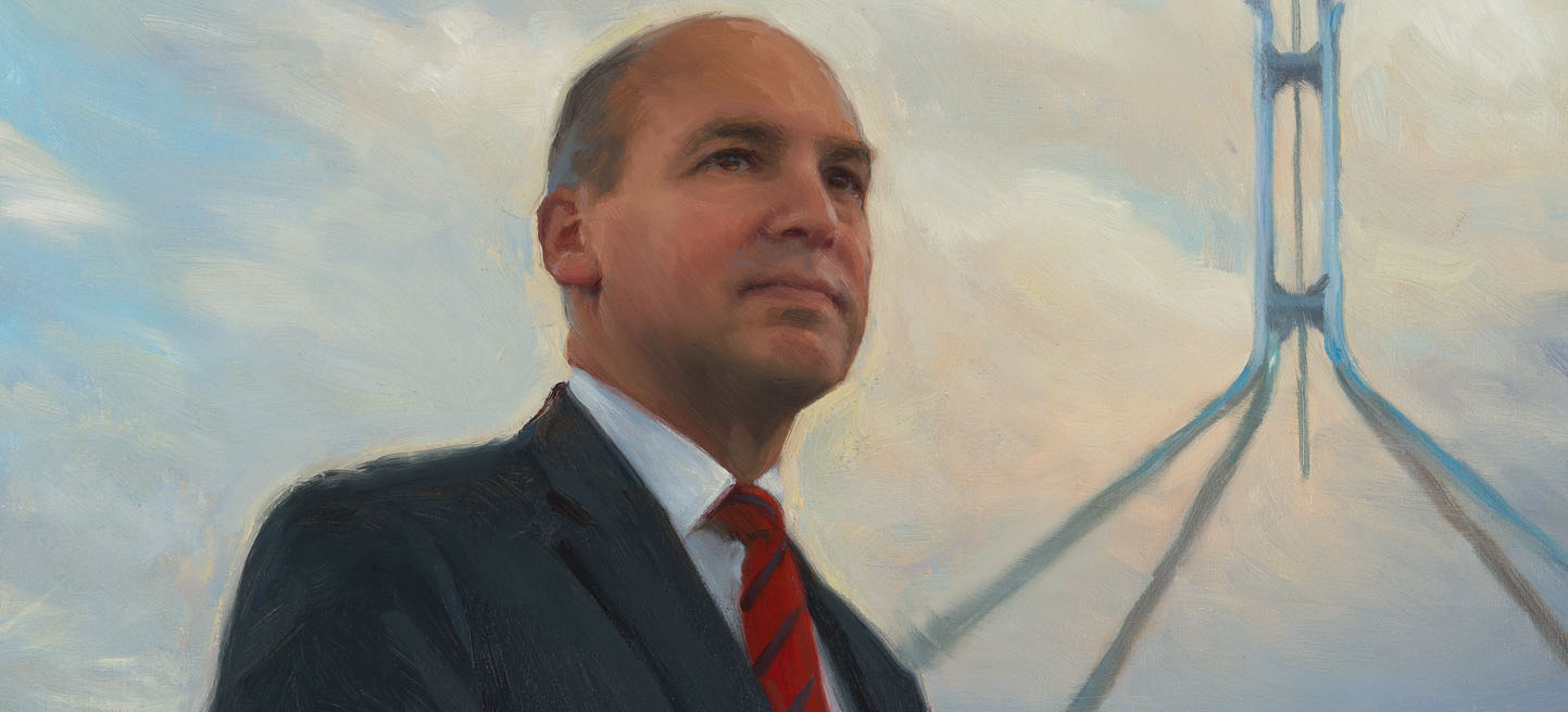 Portrait of Stephen Parry by Paul Newton, Historic Memorials Collection