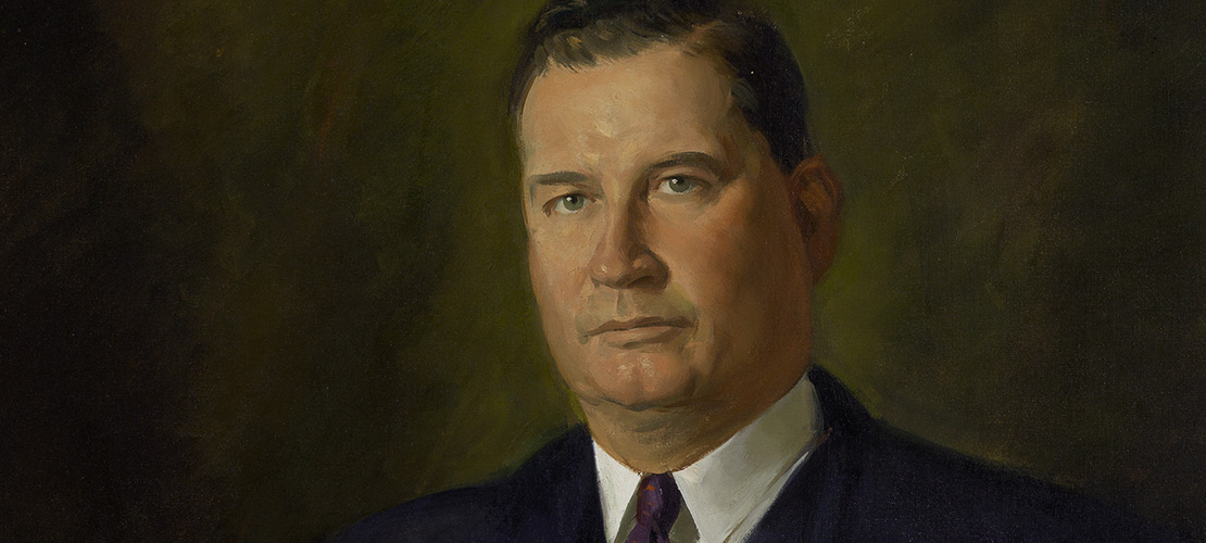 Portrait of Prime Minister Arthur Fadden by William Dargie for the Historic Memorials Collection. 