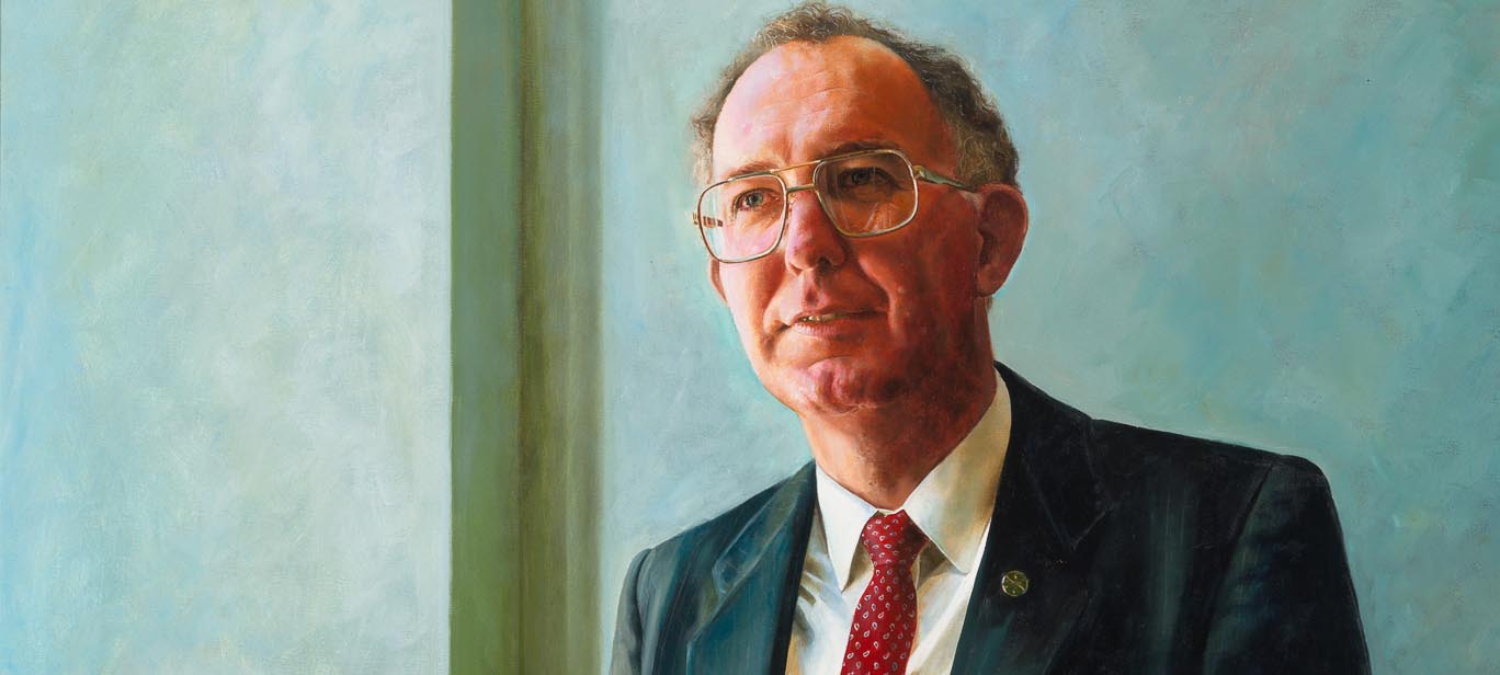 Portrait of Leo McLeay by David Thomas, Historic Memorials Collection