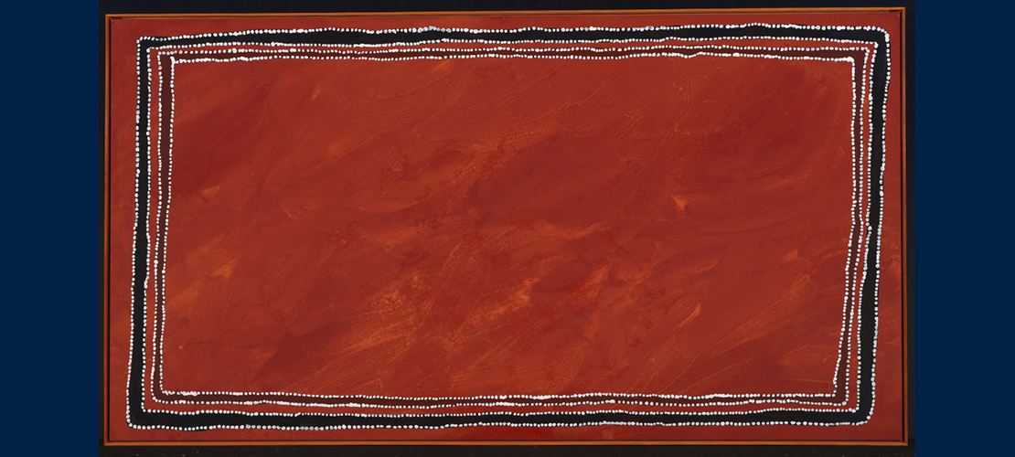 Rover Thomas's Untitled (Canning stock route)