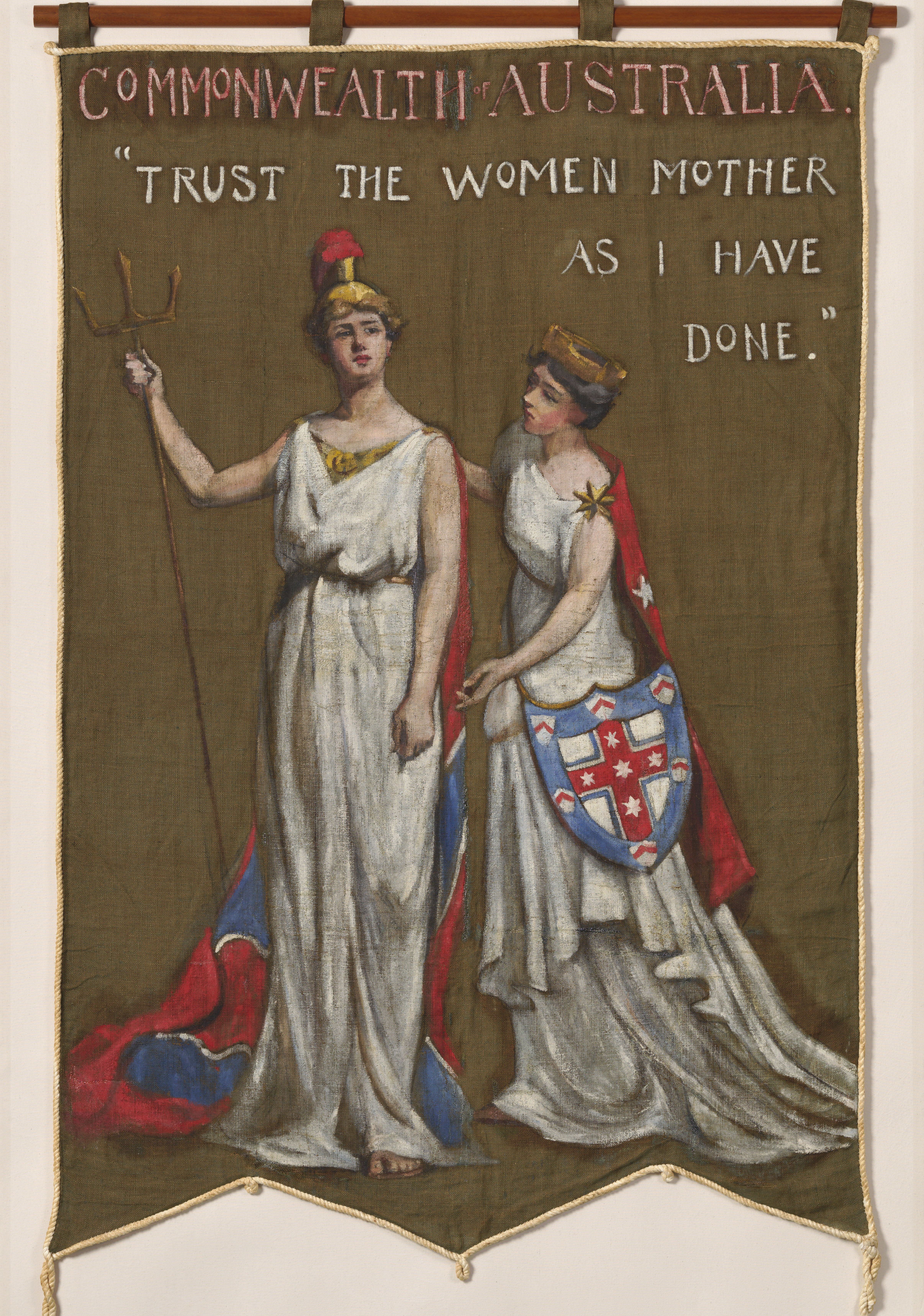 Dora Meeson 'The women's suffrage banner'