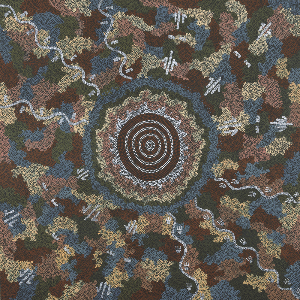 Michael Nelson Jagamara's 'Possum and Wallaby Dreaming'
