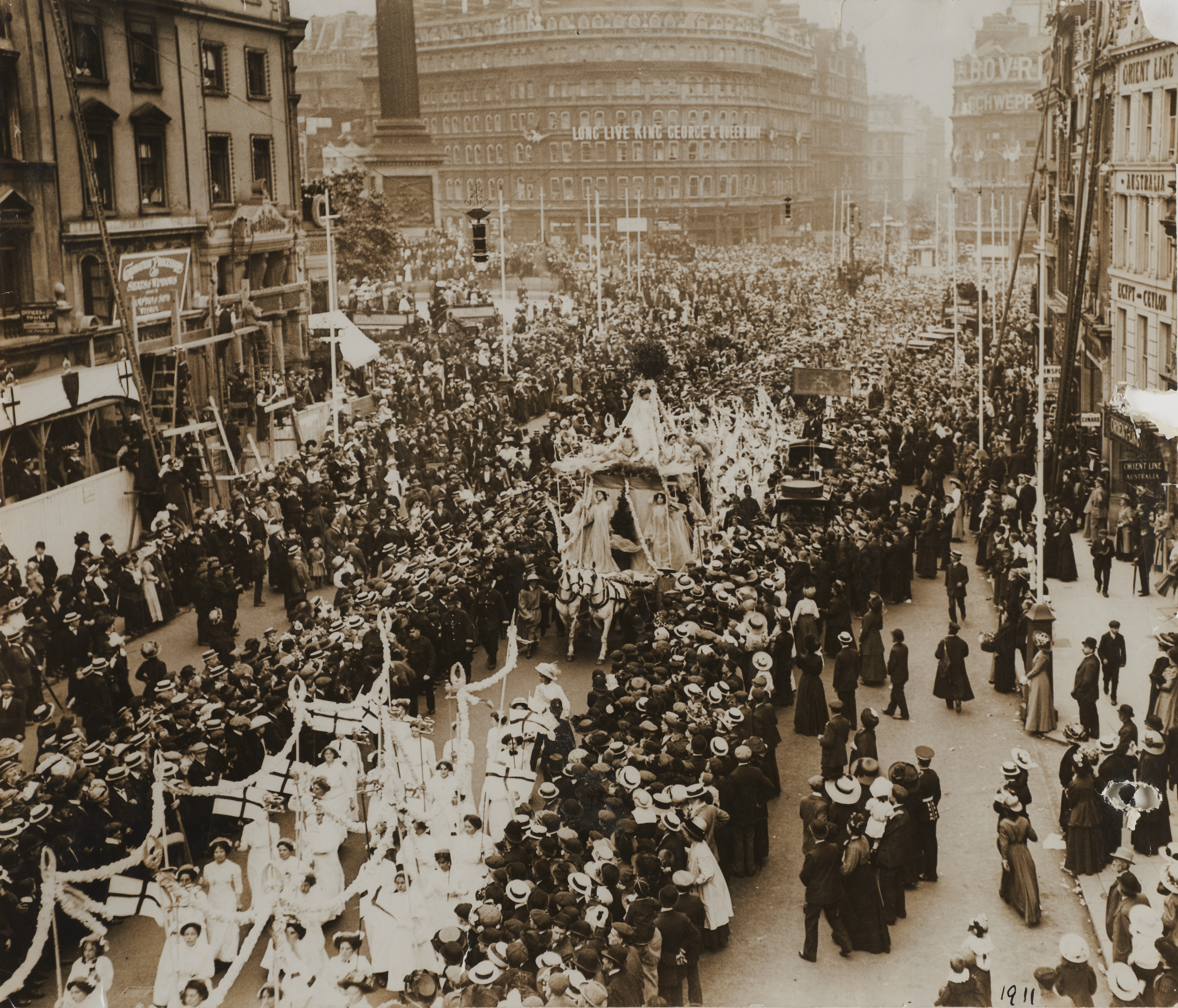 The ‘Car of Empire’, Women's Coronation Procession