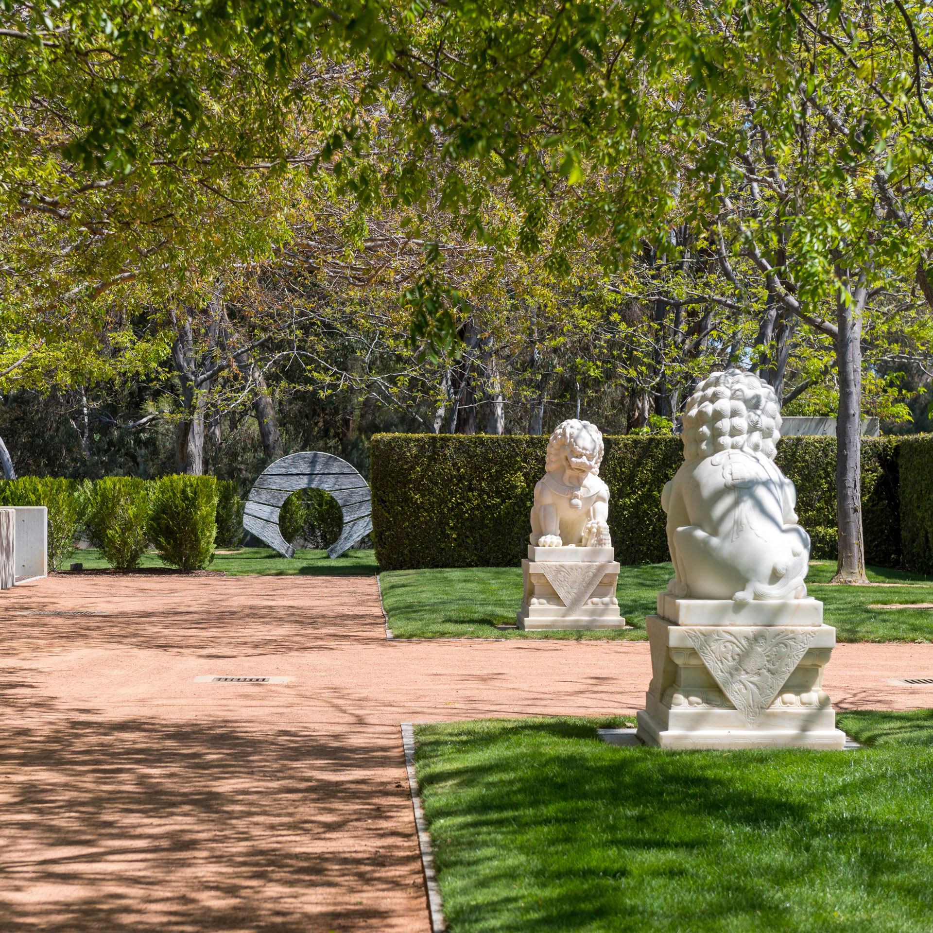Statues in the Formal Gardens