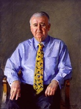The Hon. Sir William Patrick Deane, AC KBE, 2001 by Robert Hannaford (1944‒) 