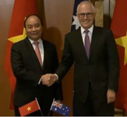 Prime Minister of Vietnam Nguyen Xuan Phuc and Malcolm Turnbull