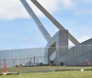 Parliament House's security fence