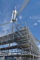 Scaffolding over the main skylight, Australian Parliament House