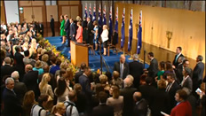 Reception for the Duke and Duchess of Cambridge, Parliament House