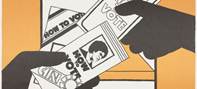 You can have your say poster card, (detail) (1979), Australian Electoral Office, AIATSIS Collection