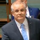 Scott Morrison delivering the 2018 Budget