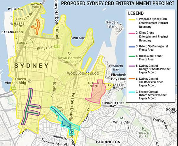 Figure 1.1 – Sydney CBD Entertainment Precinct
