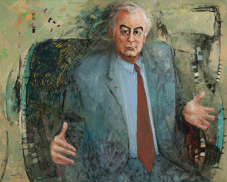Portrait of Prime Minister Gough Whitlam by Clifton Pugh for the Historic Memorials Collection.