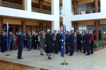 Newly-elected President, Senator the Hon. John Hogg