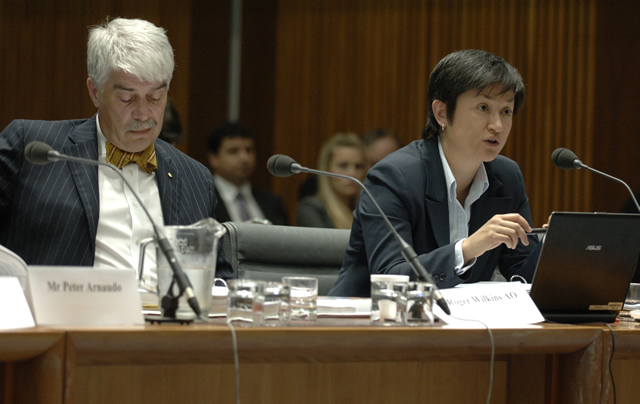 Witnesses before the Legal and Constitutional Affairs Committee