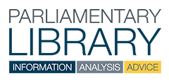 Parliamentary Library Logo showing Information Analysis & Advice