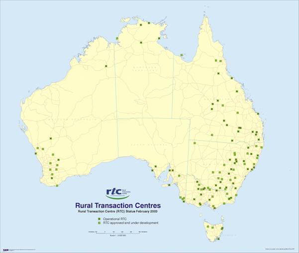 Status of Rural Transaction Centres, February 2003 
