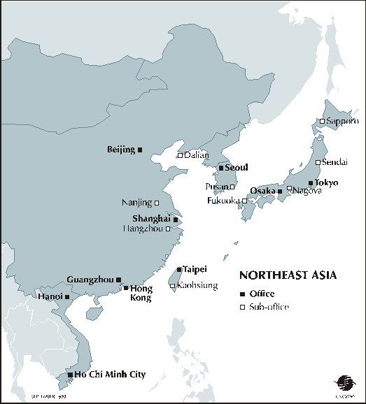 Austrade offices in North-east Asia