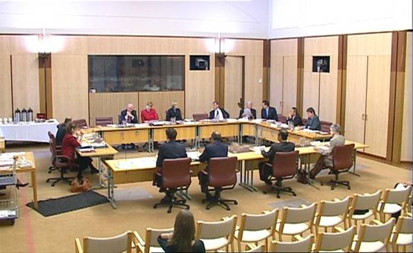 Participants in the Roundtable on public diplomacy which was held in Parliament House, Canberra, on 11 April 2007.