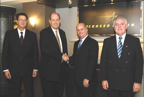 The delegation with representatives of Lockheed Martin.