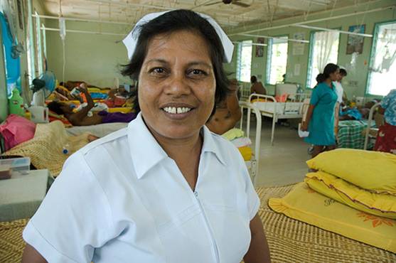 Kiribati nurse