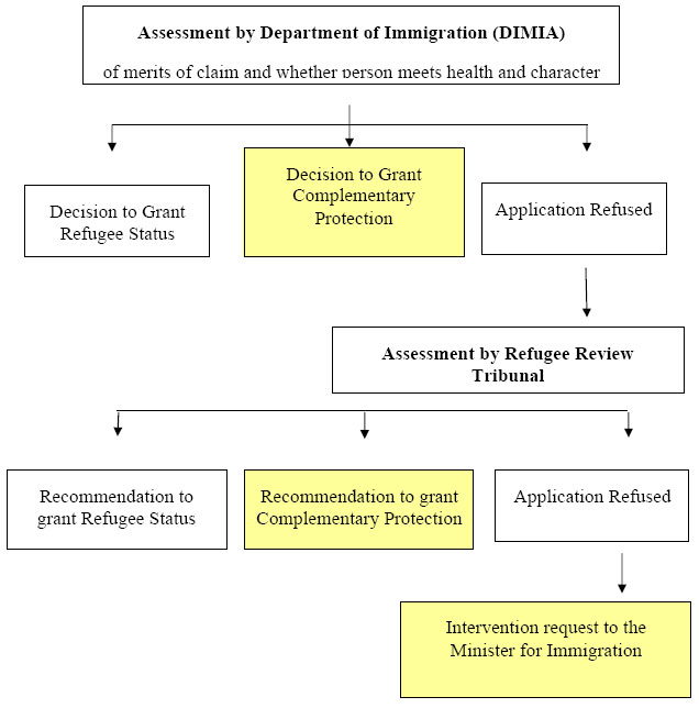 APPLICATION FOR A PROTECTION VISA