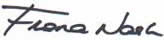 Signature of Senator Fiona Nash